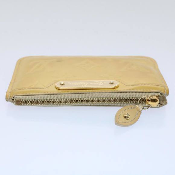 LOUIS VUITTON Vernis Pochette Cle NM Coin Purse Beige M91763 LV Auth bs8720 - Picture 5 of 16
